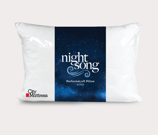 Elevate Your Sleep Routine with our Night Song Down Alternative Pillow - City Mattress Staging