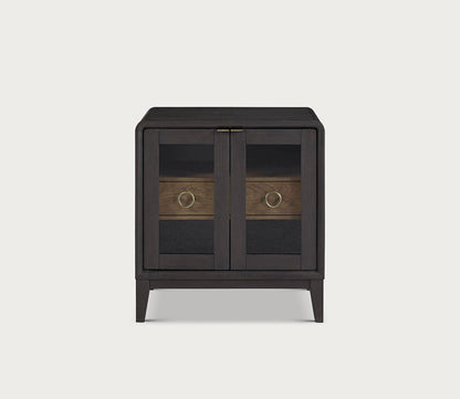 Elure Glass Door Nightstand