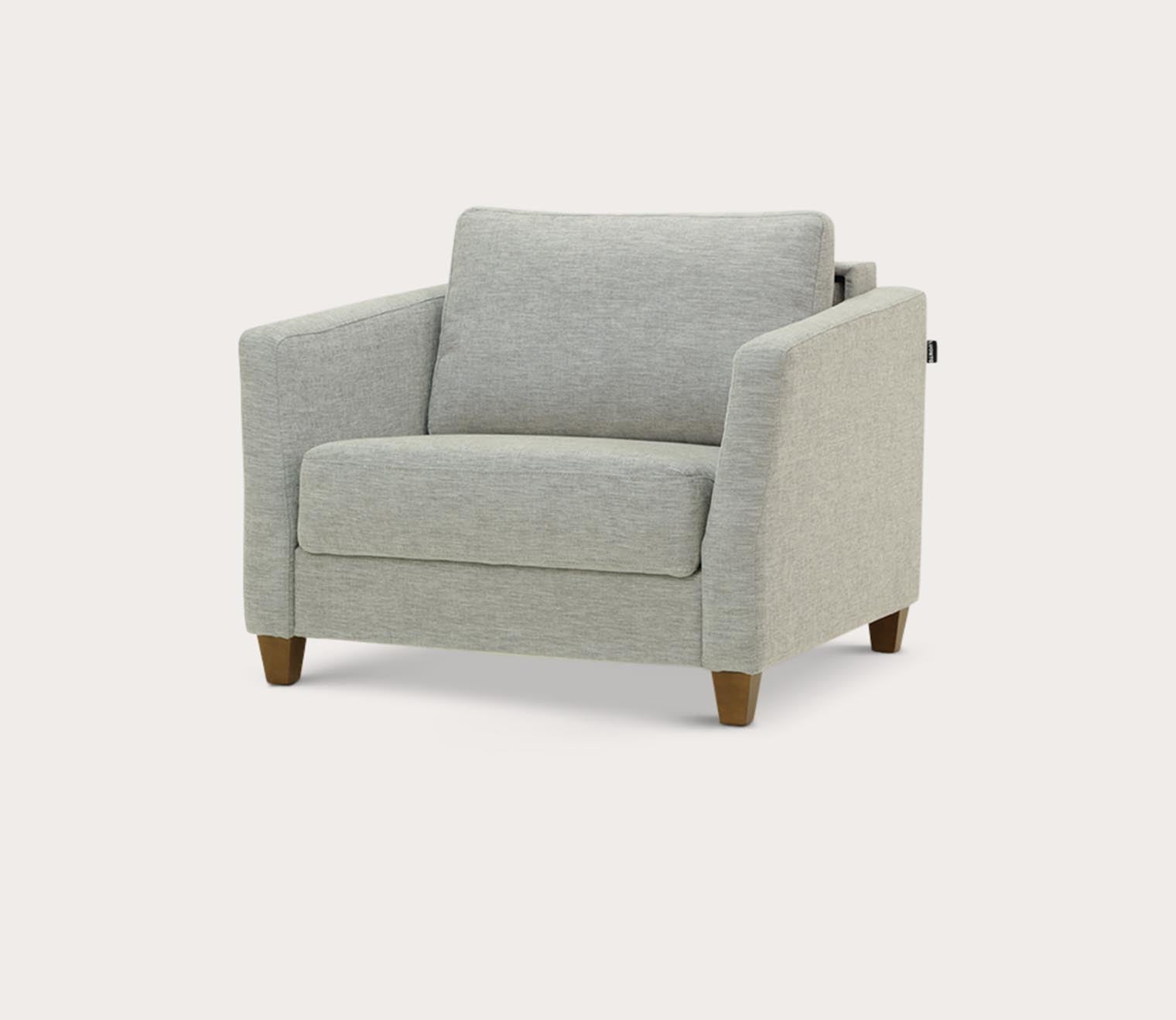 Monika Chair Sleeper by Luonto, gray