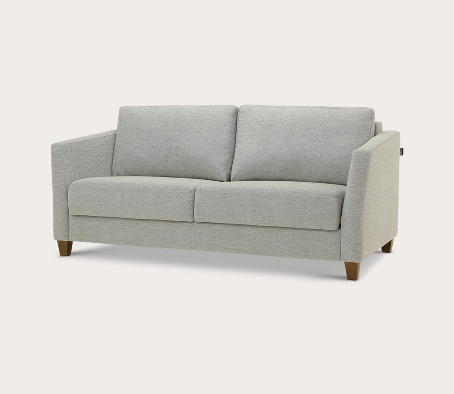 Monika Queen Sofa Sleeper by Luonto in gray, silo