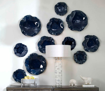 Abella Ceramic Wall Decor, Set of 3 by Uttermost