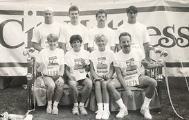 Stephen & Marc Schiller along with the City Mattress staff.