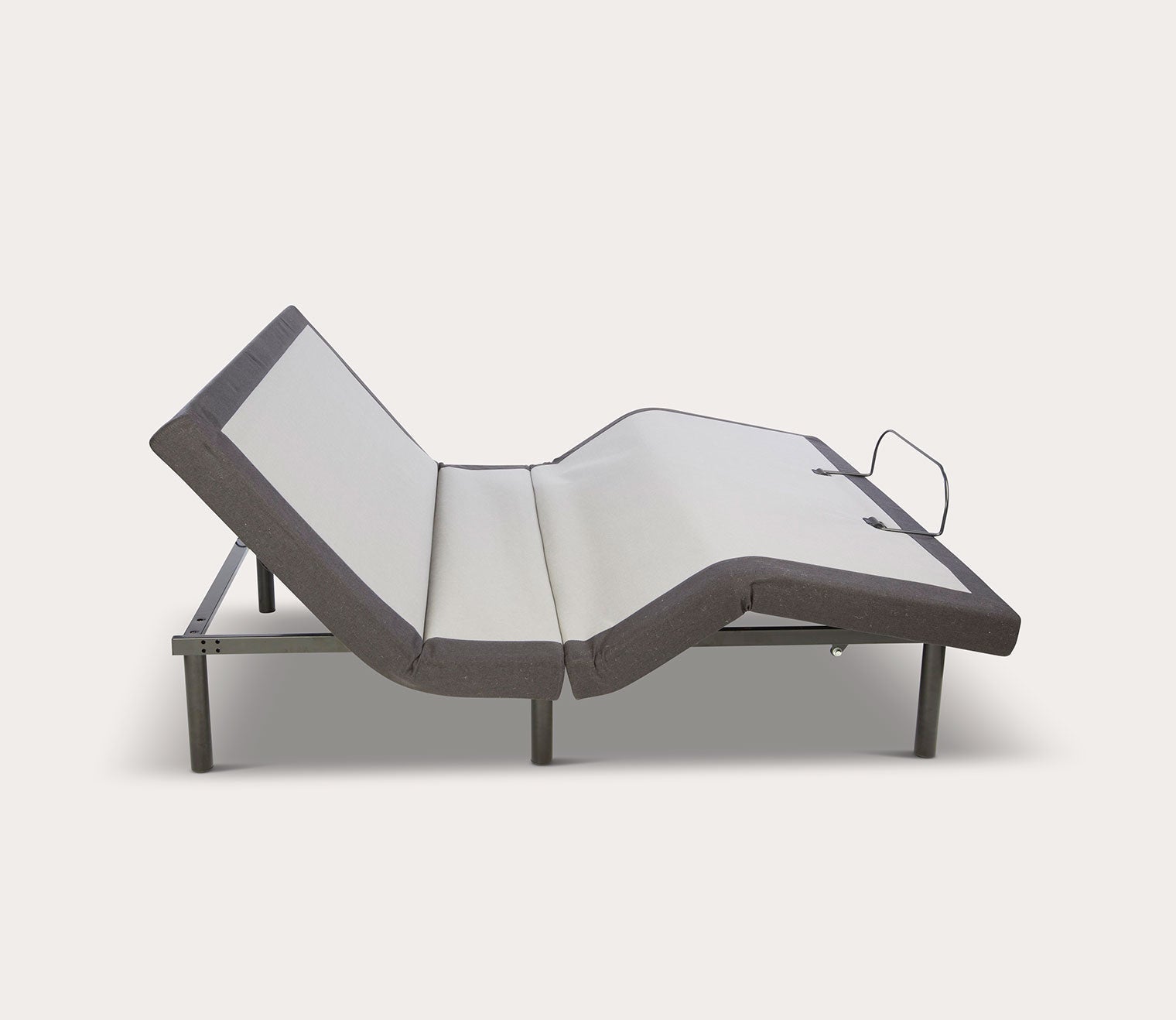Adjustable Base by GhostBed, silo side angle, head and legs adjusted