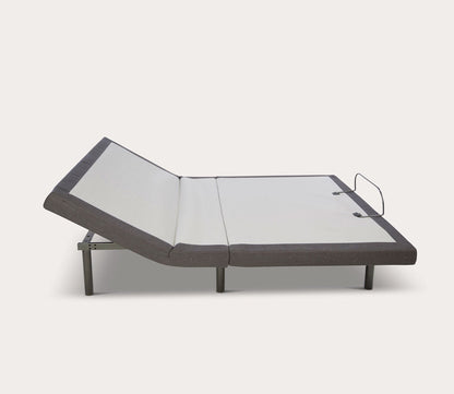 Adjustable Base by GhostBed, silo, side angle, head up