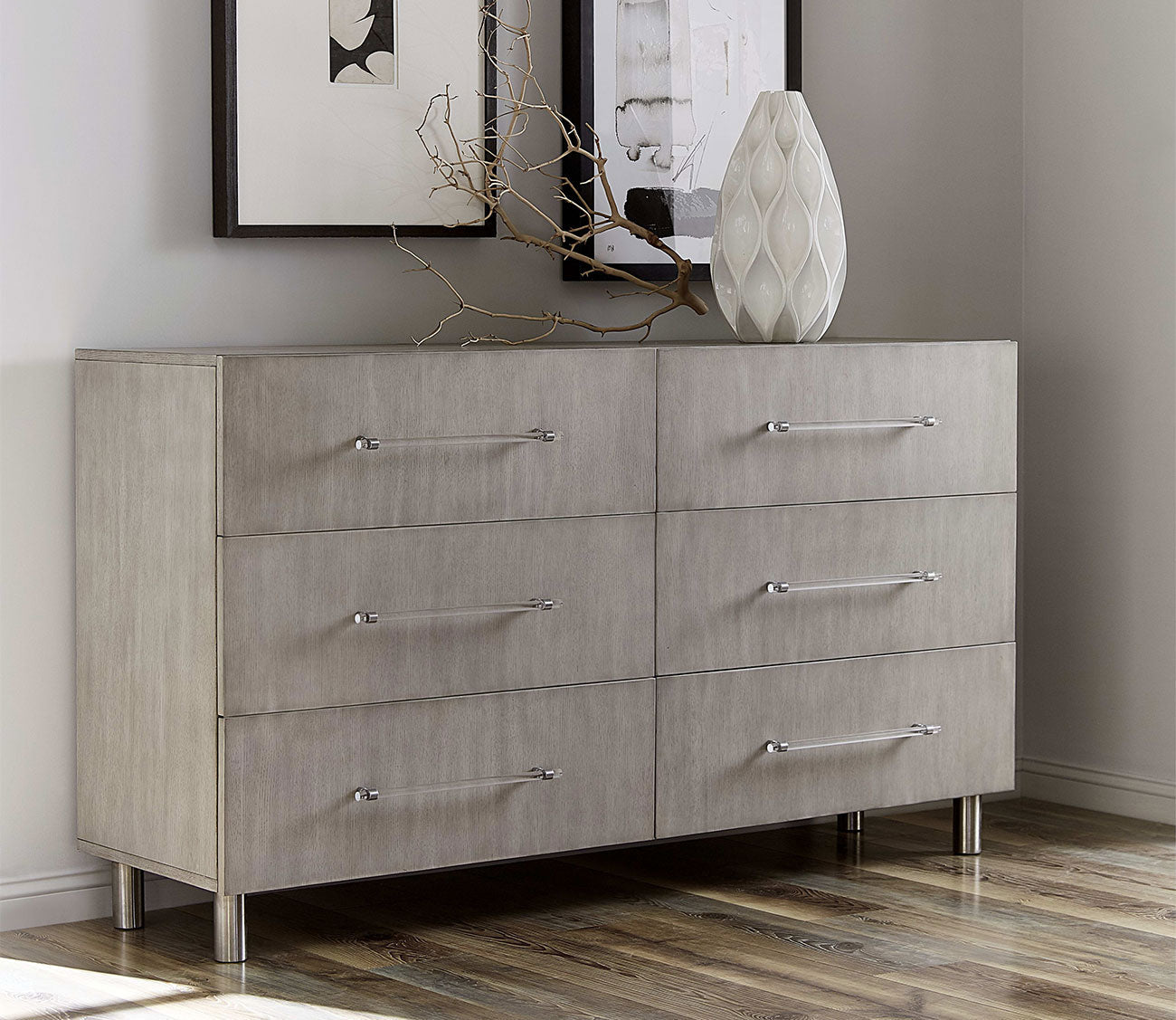 Argento misty grey dresser
