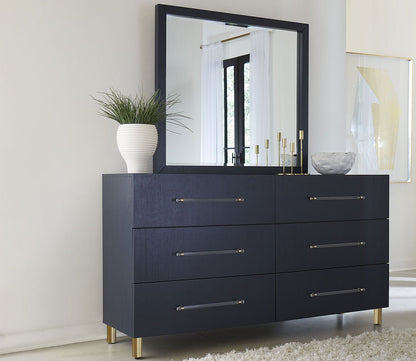 Argento dresser witgh mirror in navy