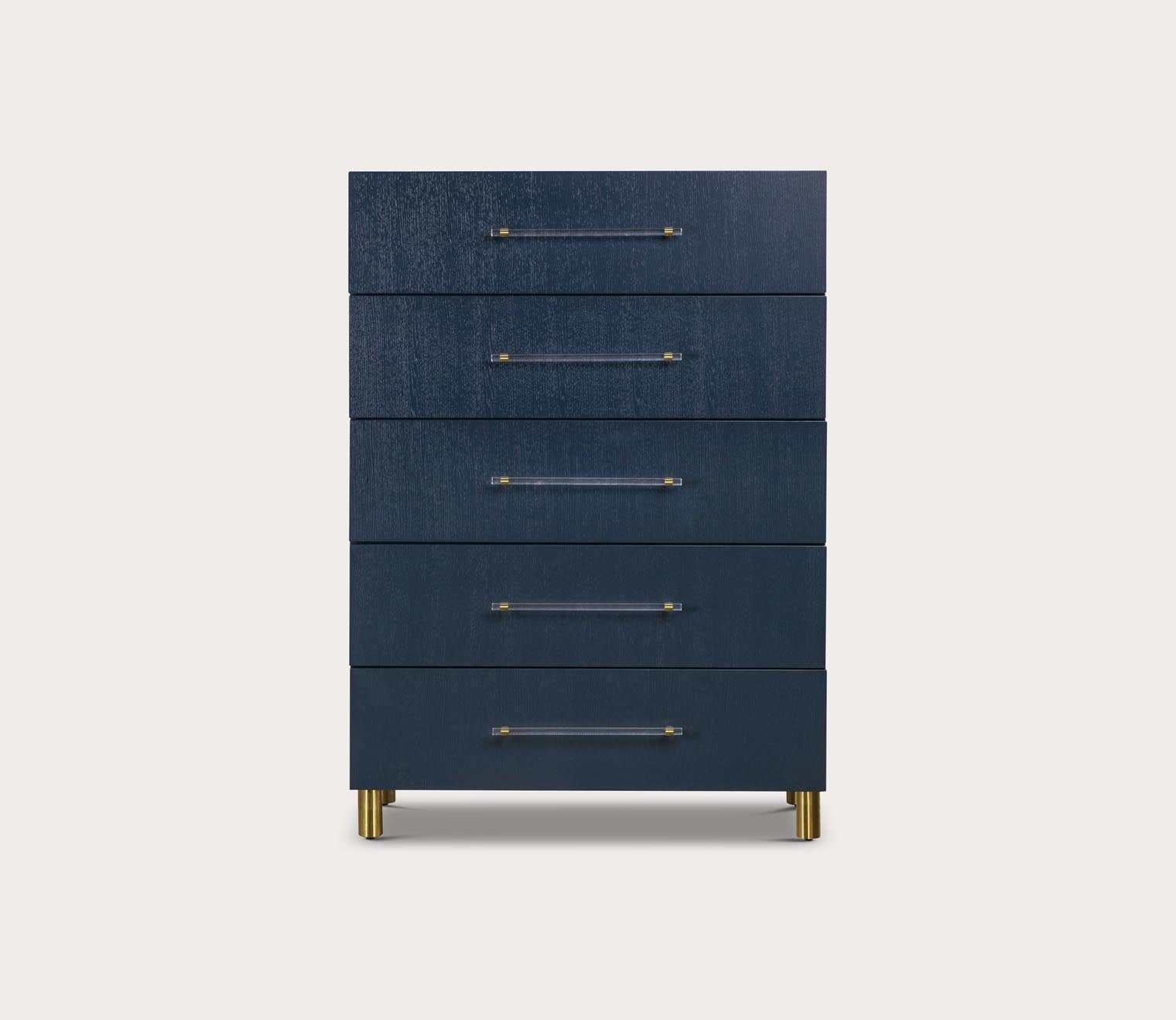 Argento navy chest silo on white background
