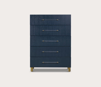 Argento navy chest silo on white background