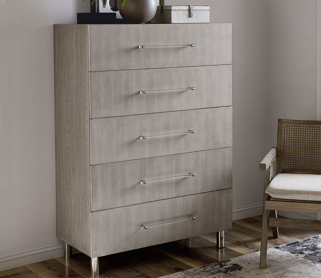 Argento chest in misty grey