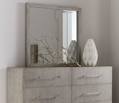 Argento dresser with mirror in misty grey
