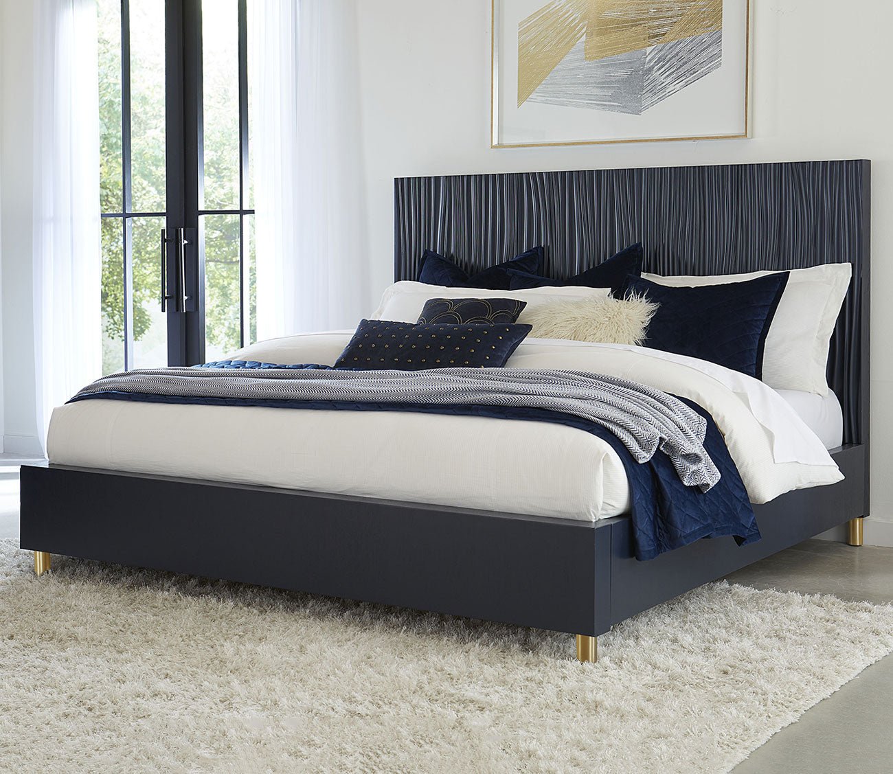 Modus Furniture Argento Oak Platform Bed