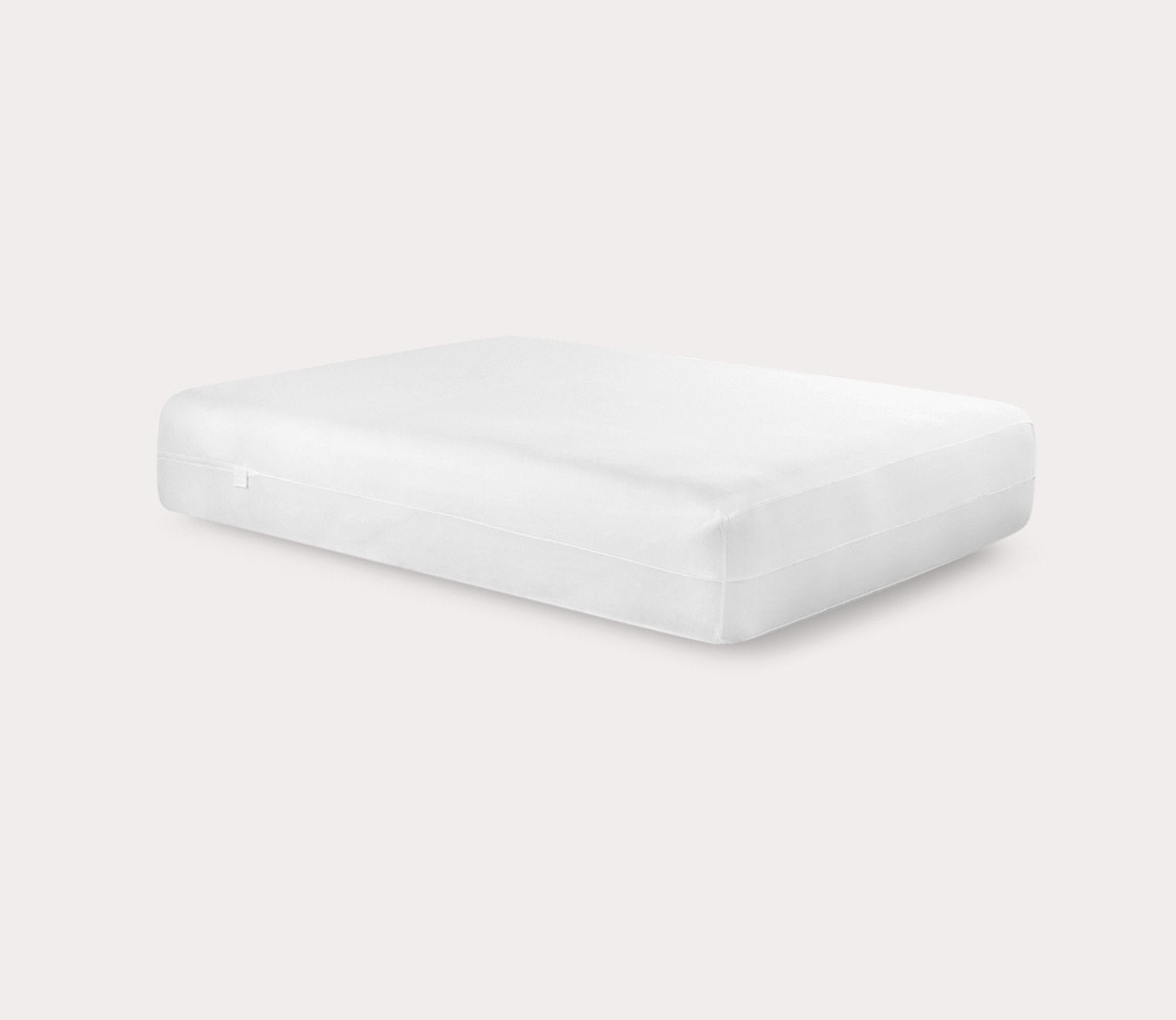 Aromatherapy 5-Sided Mattress Protector by PureCare, on bed, silo