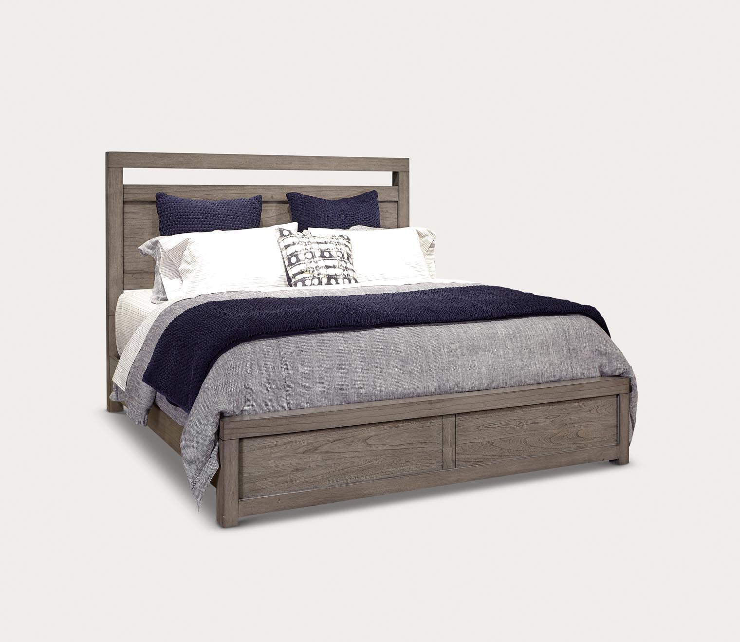 Aspen Home Modern Loft Greystone Panel Bed Bedroom Set by Aspen Home