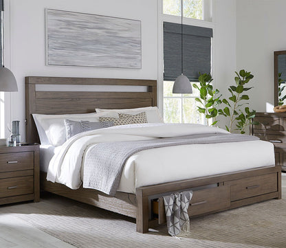 Aspen Home Modern Loft Greystone Panel Bed Bedroom Set by Aspen Home