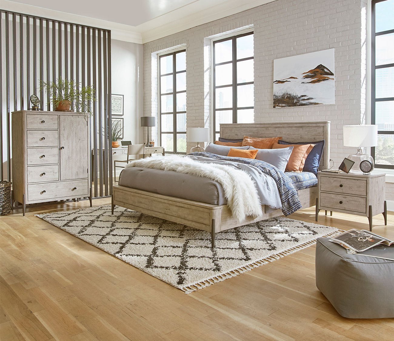 Zane Panel Bed