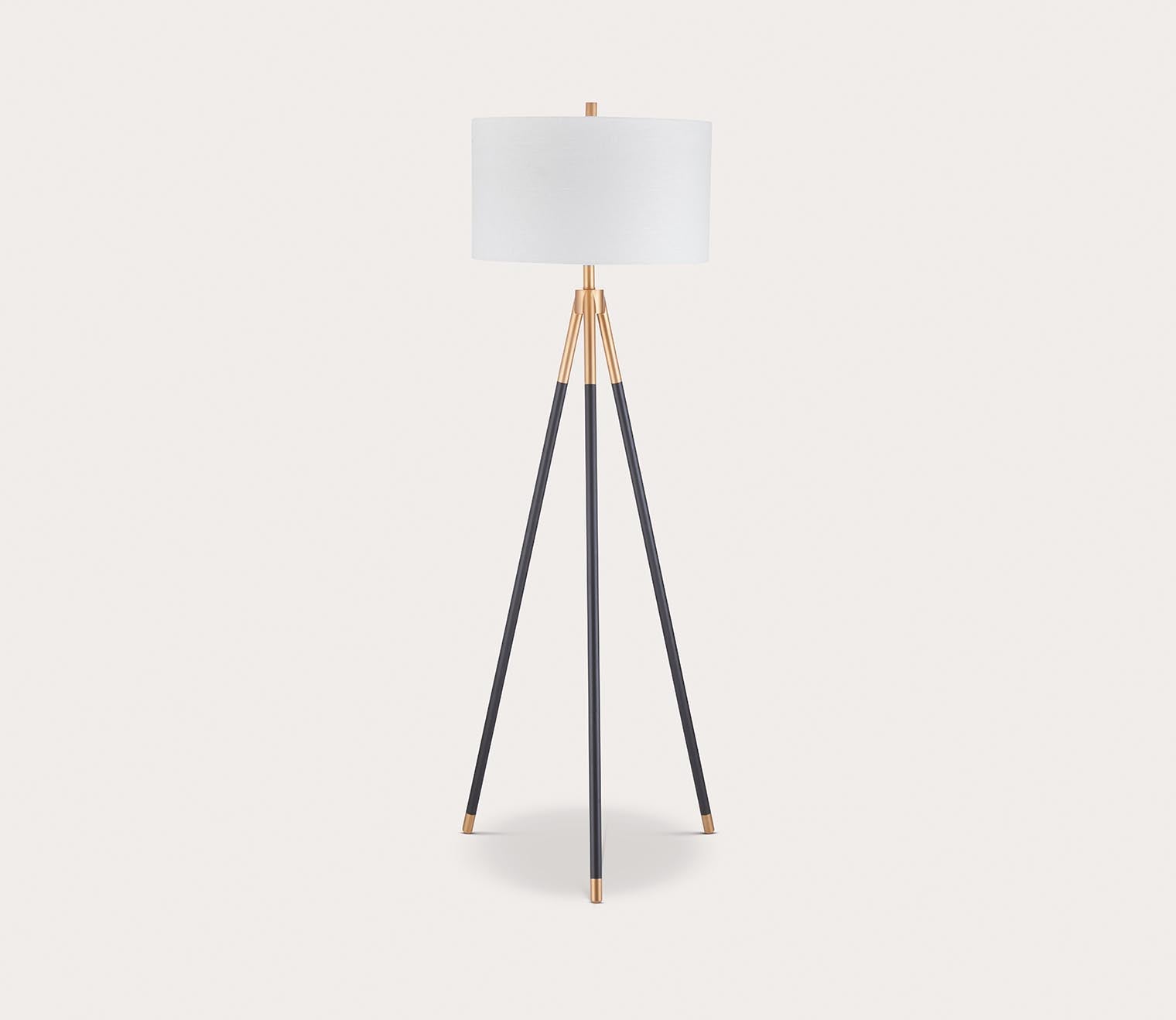 Bassett Mirror Rowe Metal Floor Lamp by Bassett Mirror