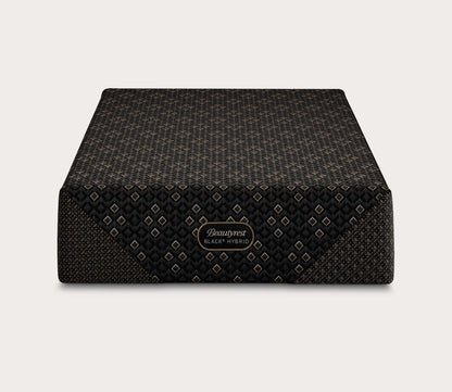 Silo image Beautyrest Black Hybrid Series Four XCS Medium Mattress on white background.