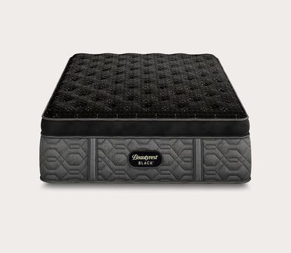 Beautyrest Black Series Four Plush Pillow Top Mattress by Simmons - silo front.