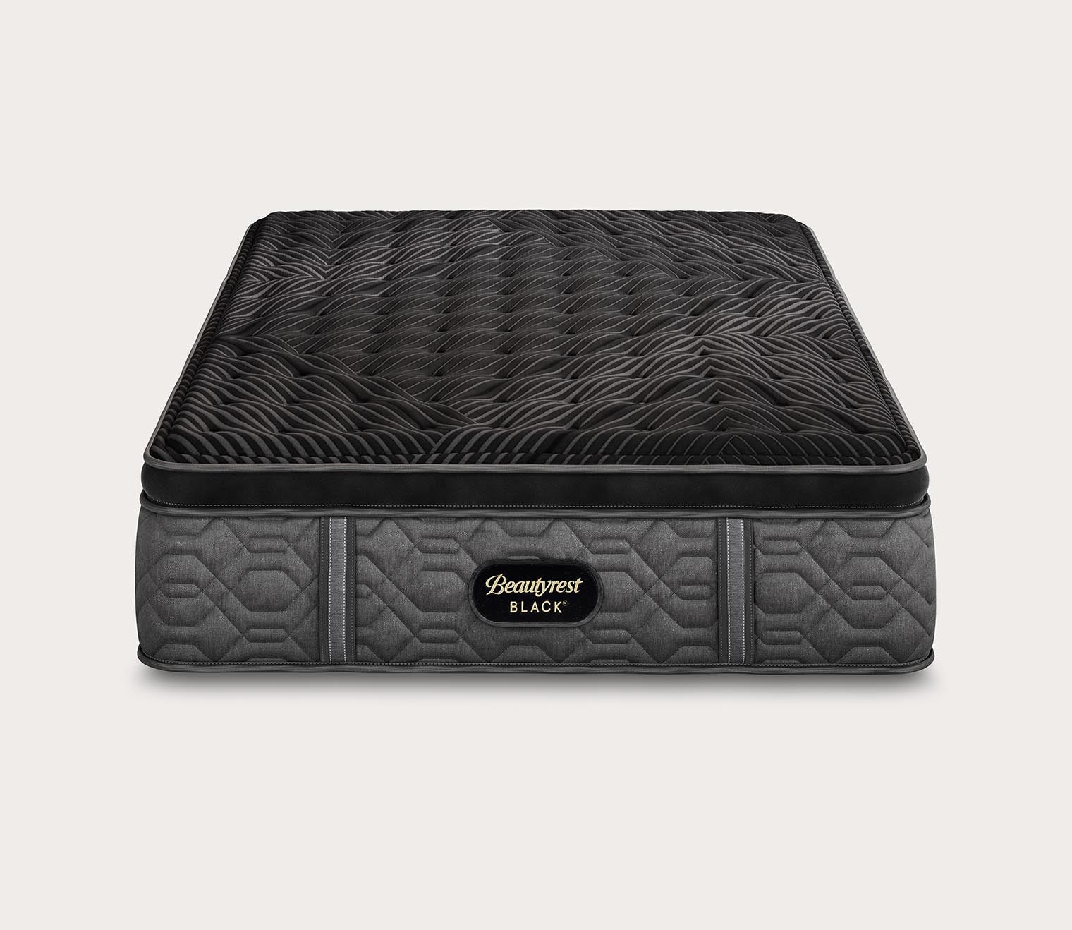 Beautyrest Black Series One Firm Pillow Top Mattress by Simmons - silo front.