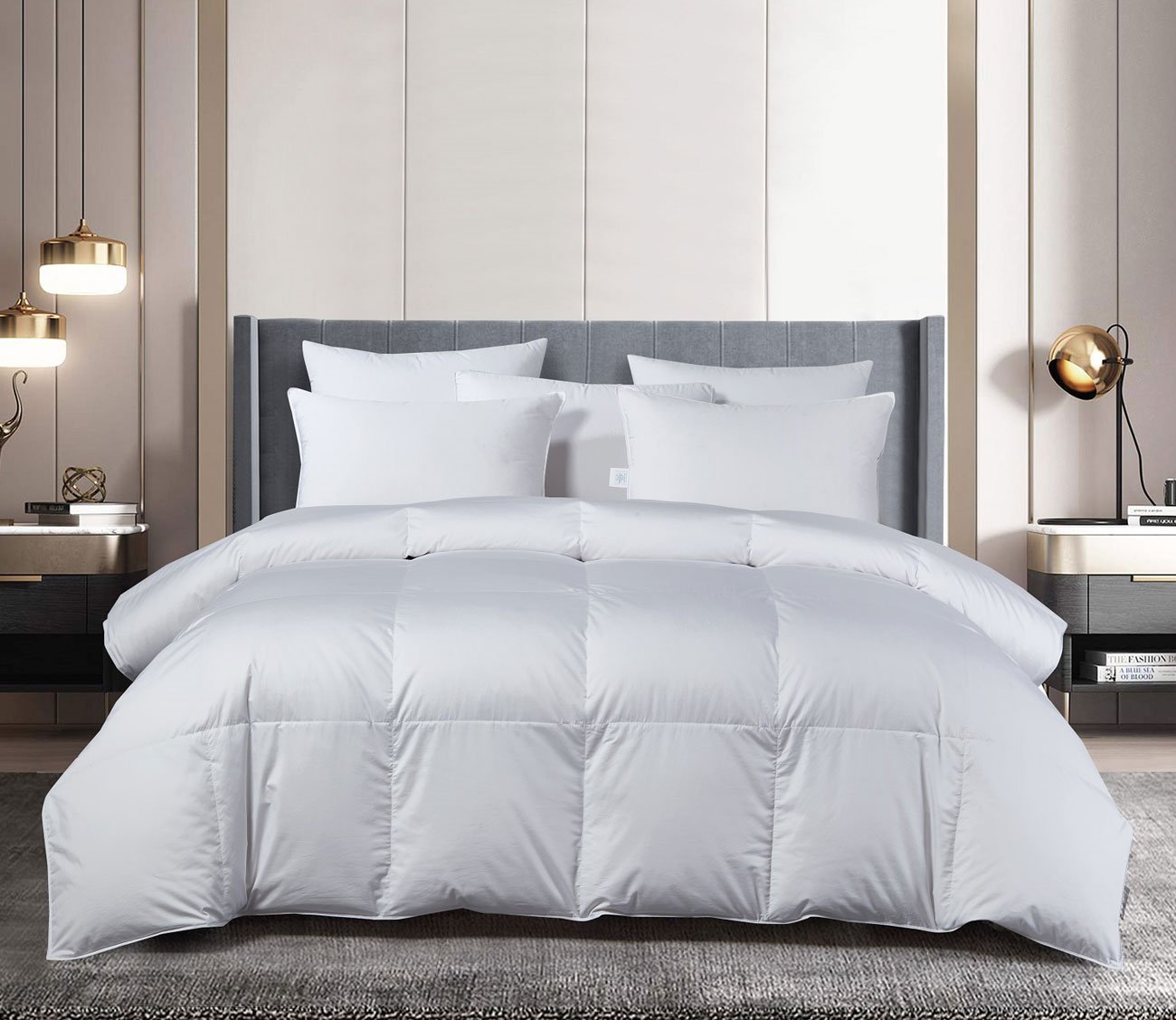Cotton Sateen Goose Down Comforter