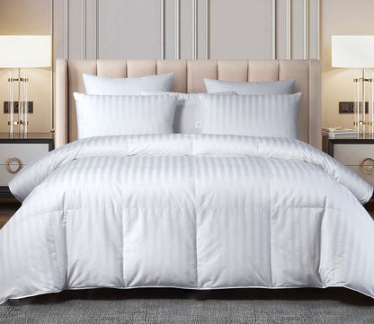 Beautyrest Damask Stripe Goose Down Comforter by Beautyrest