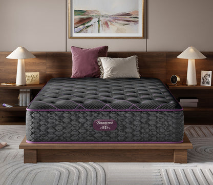 Lifestyle image of Beautyrest Emerald Coast Plush Innerspring Mattress.