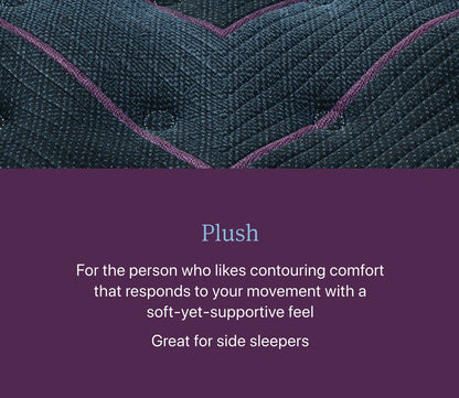 Plush feel great for side sleepers