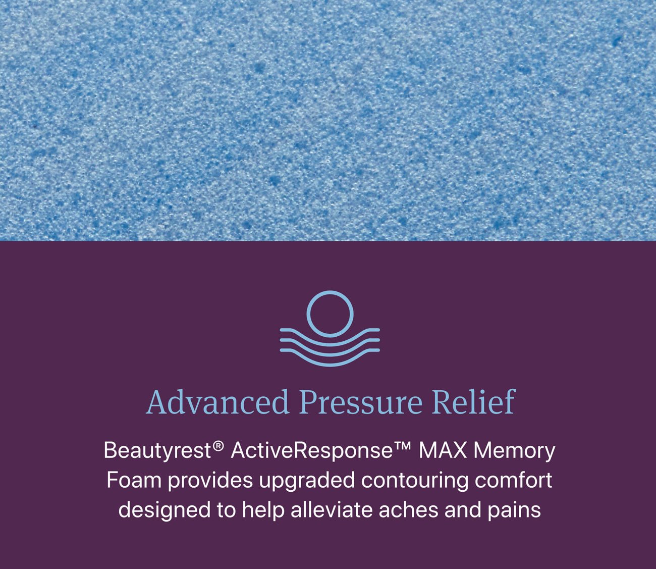 Advanced pressure relieving foam