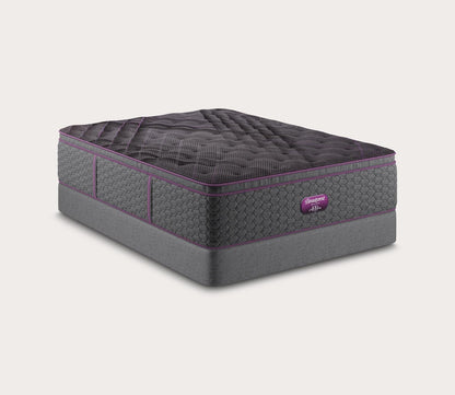 Beautyrest Emerald Coast Plush Pillow Top Innerspring Mattress by Simmons with foundation