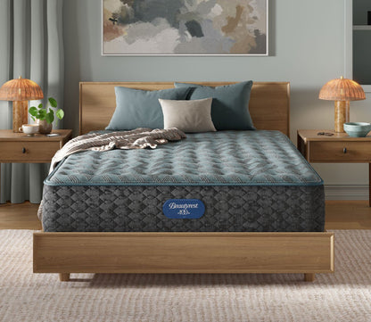 Beautyrest Tortuga Bay Medium Innerspring Mattress in a bedroom setting