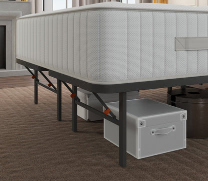 Bedder Base by Hollywood Bed & Spring MFG, close up of leg height showing under bed storage