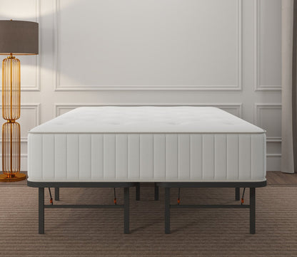 Bedder Base by Hollywood Bed & Spring MFG, roomscene with a mattress on the base