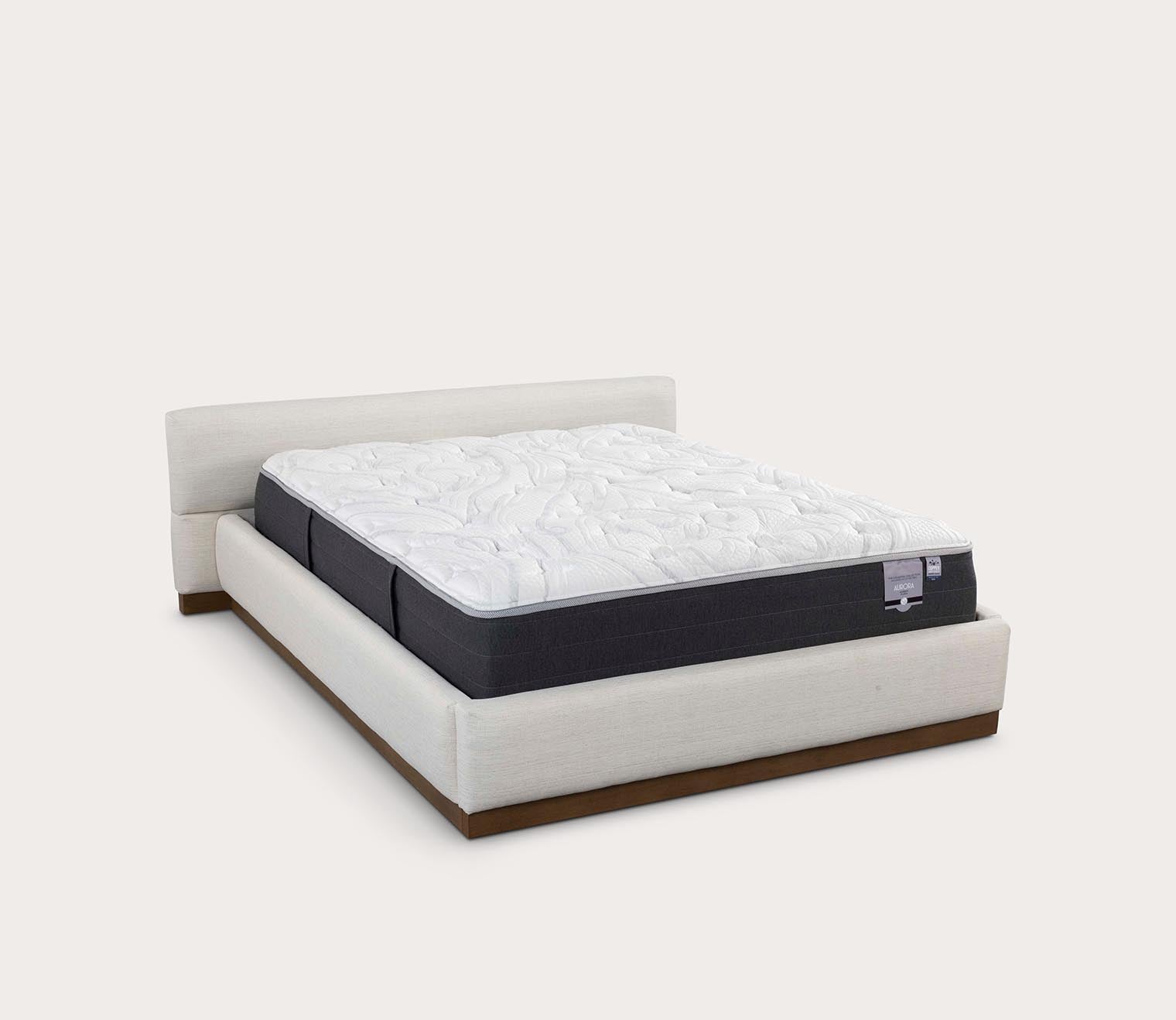 Bliss Modular Bed by CM Home silo on white background showcasing removable modular feature - angled view