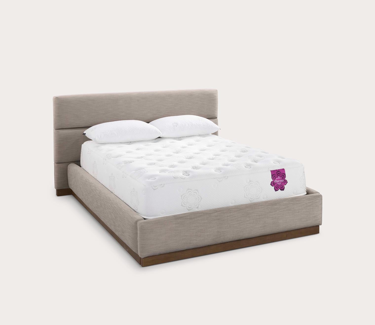 Bliss Modular Bed by CM Home - heather color silo image