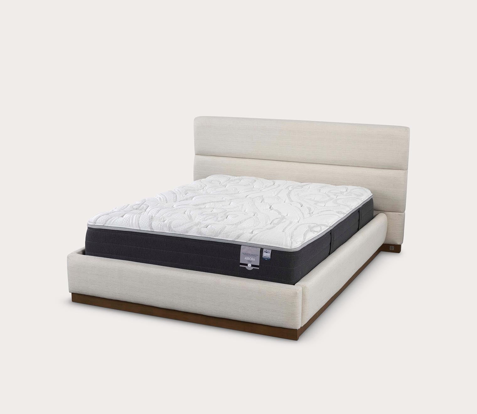 Bliss Modular Bed by CM Home silo on white background  - angled view