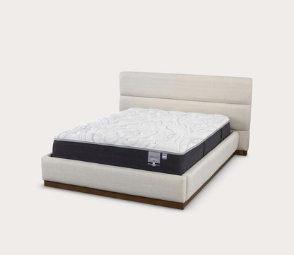 Bliss Modular Bed by CM Home silo on white background  - angled view