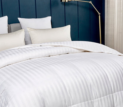 Blue Ridge Home Cotton Damask Stripe Down Alternative Comforter by Blue Ridge Home Fashions