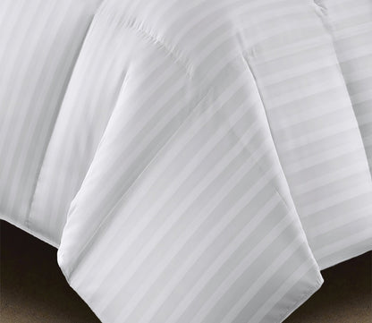 Blue Ridge Home Cotton Damask Stripe Down Alternative Comforter by Blue Ridge Home Fashions