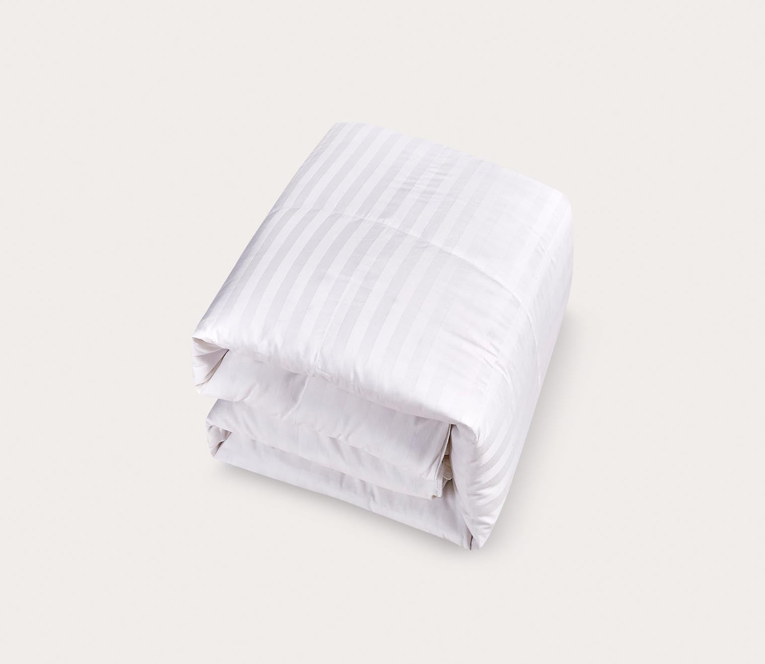 Blue Ridge Home Damask Cotton White Goose Down and Feather Comforter by Blue Ridge Home Fashions