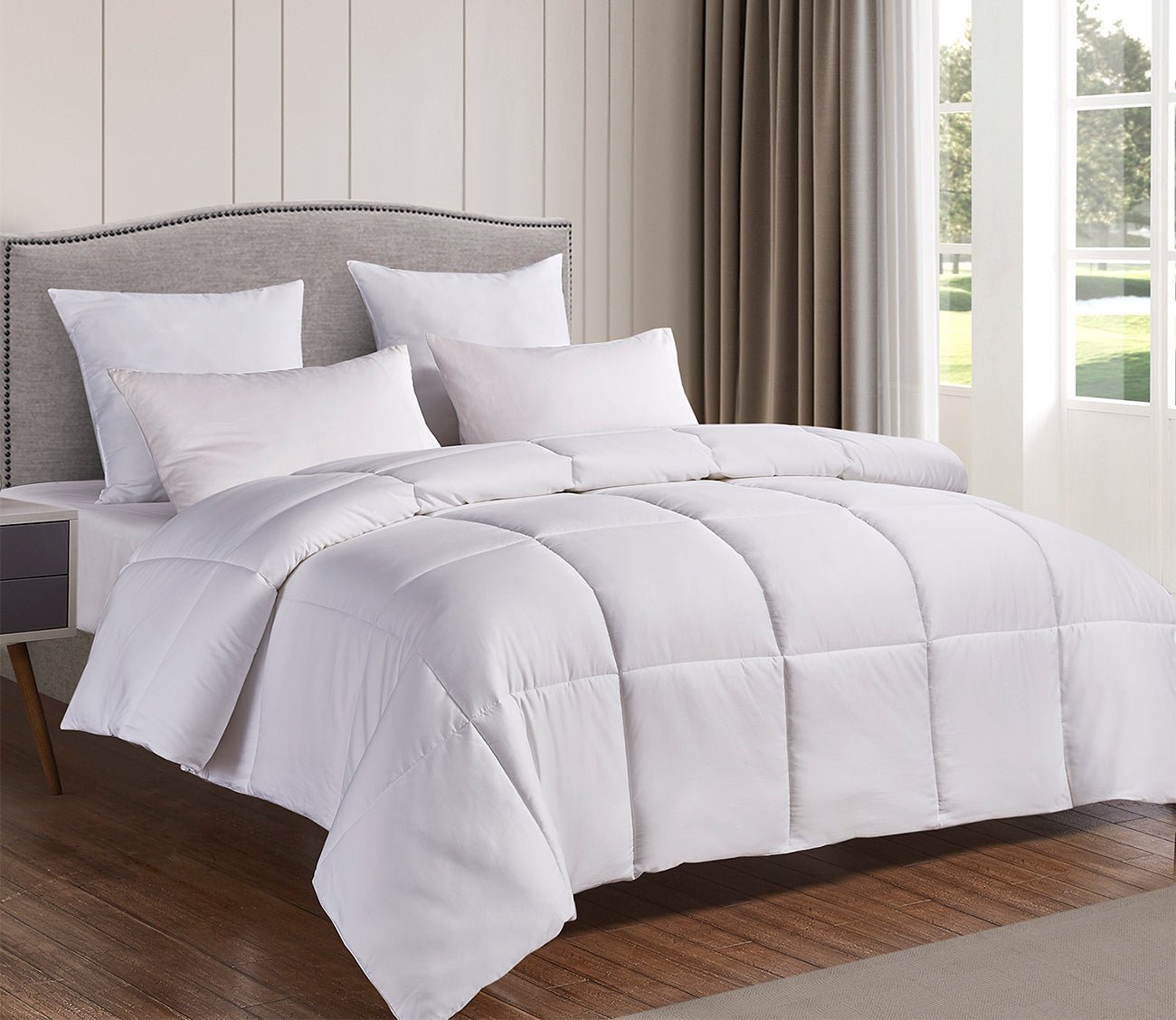 Blue Ridge Naples Cotton Sateen Down Alternative Comforter by Blue Ridge Home Fashions