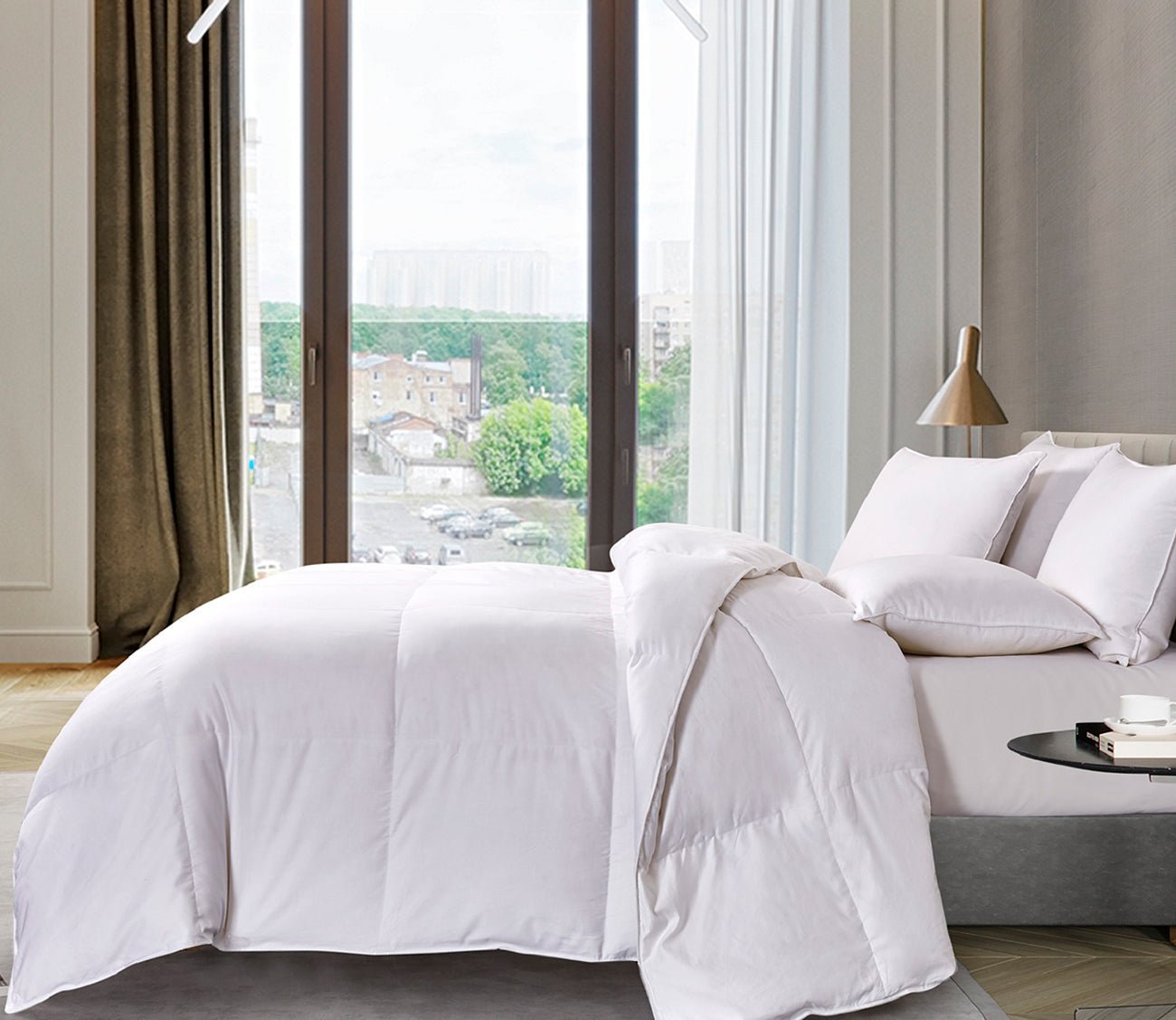 Blue Ridge Pima Cotton European White Goose Down Comforter by Blue Ridge Home Fashions