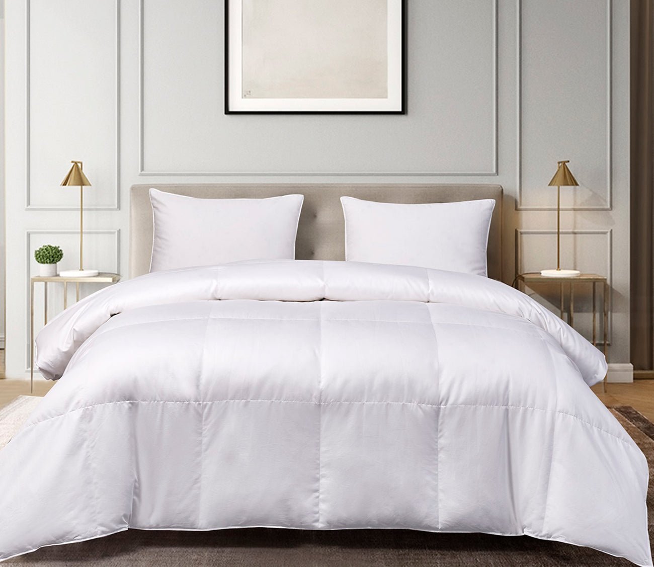 Blue Ridge Pima Cotton European White Goose Down Comforter by Blue Ridge Home Fashions