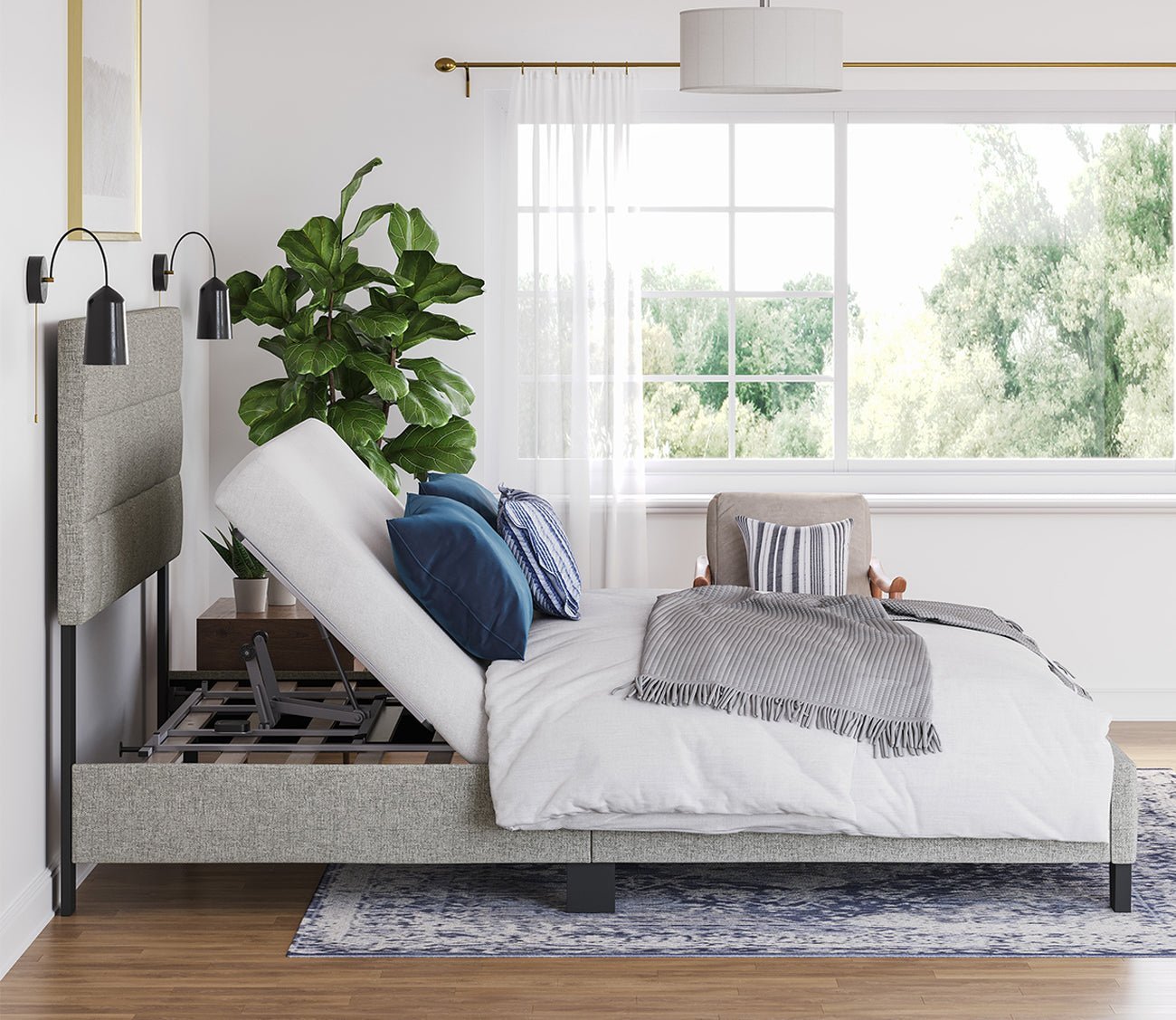 UpLift Power Head Lift Adjustable Bed Base