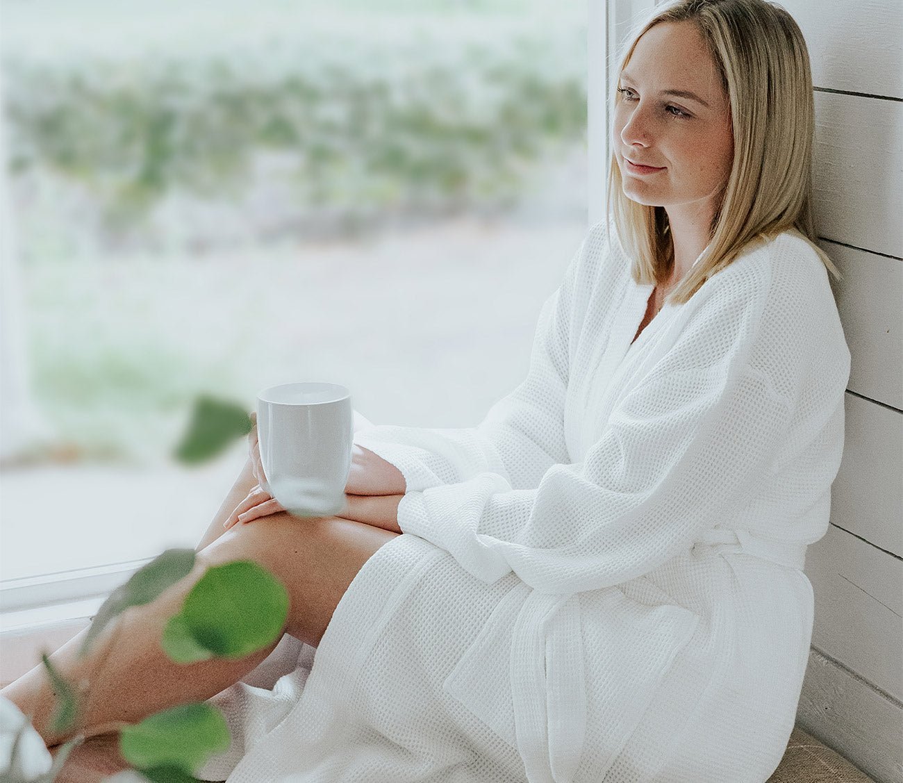 Cariloha Bamboo Waffle Knit Robe by Cariloha
