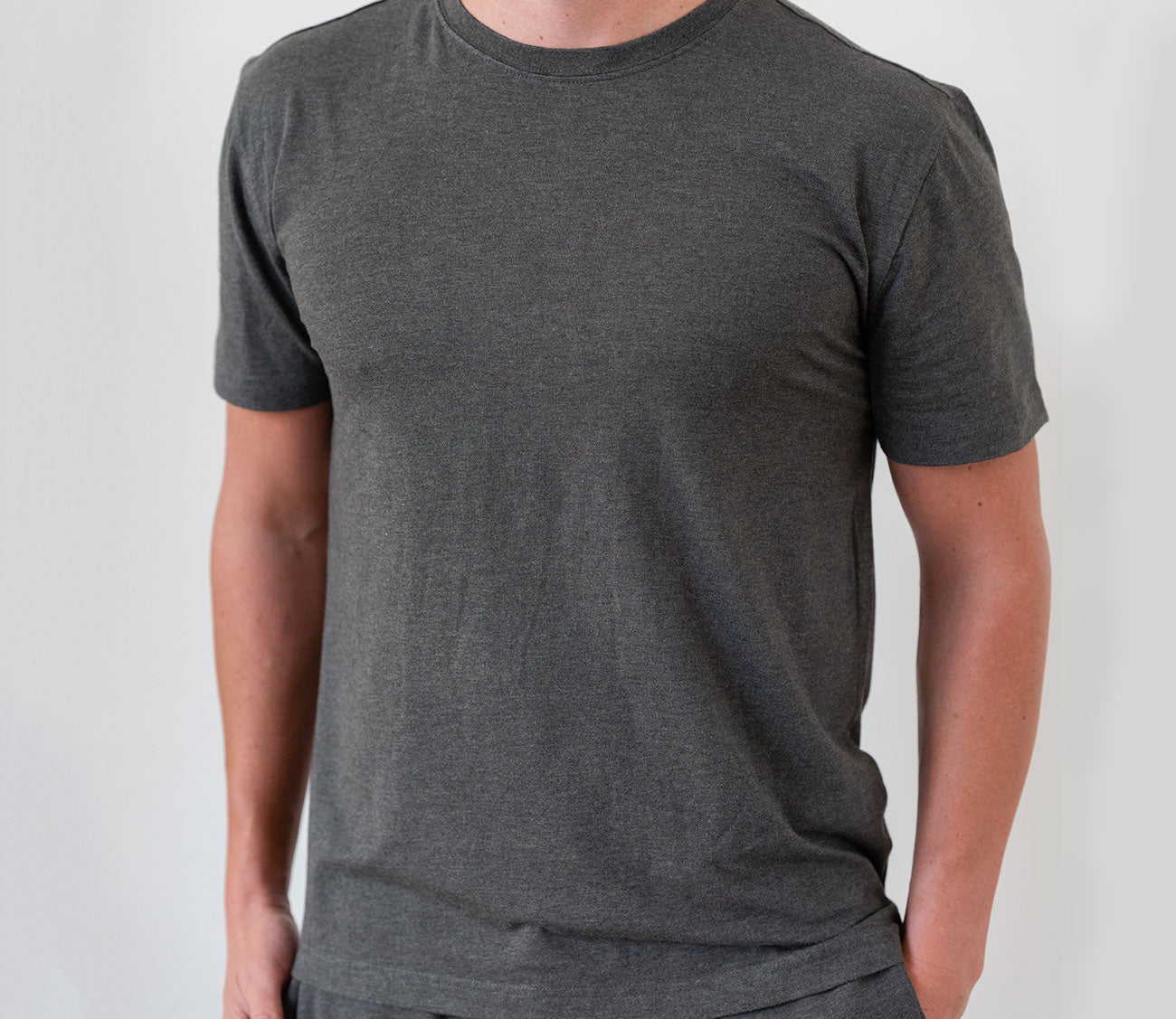 Cariloha Men's Bamboo Sleep Crew T - Shirt by Cariloha
