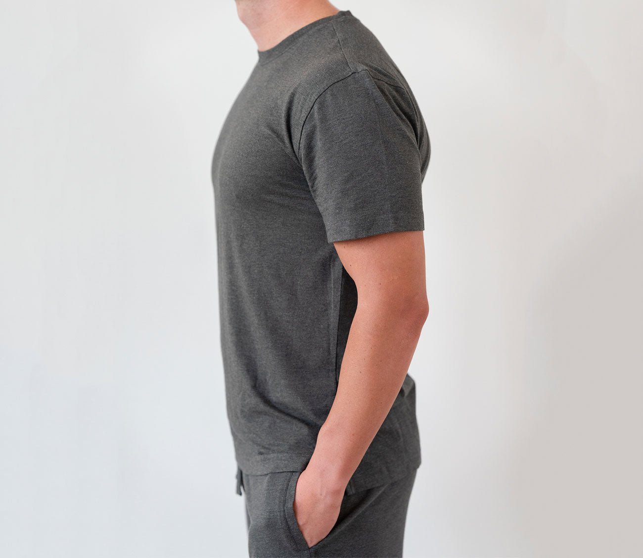 Cariloha Men's Bamboo Sleep Crew T - Shirt by Cariloha