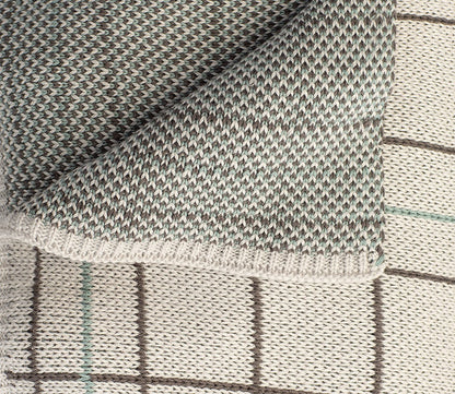 Cariloha Plaid Bamboo Knit Throw Blanket by Cariloha