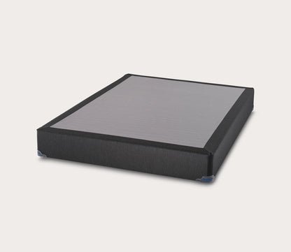 Celestial Gray Foundation by City Mattress, side angle, standard height