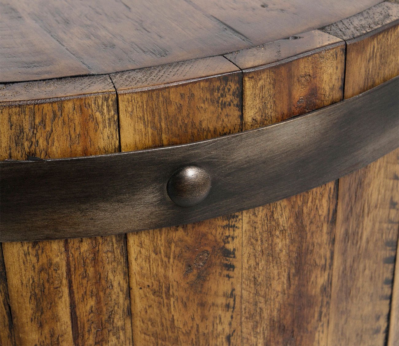 Ceylon Wine Barrel Side Table by Uttermost