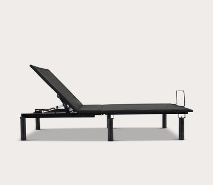 City Mattress Rio 1.0 Adjustable Bed Base head up, side angle, silo image